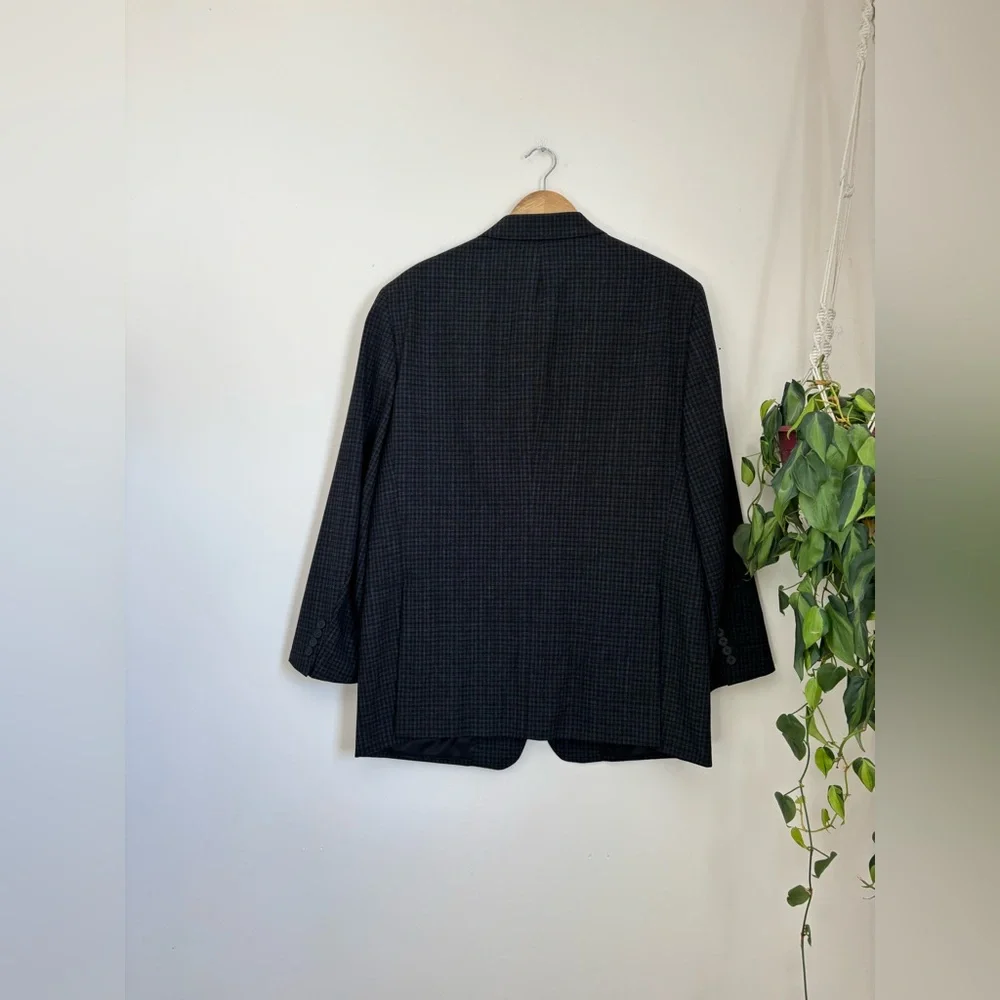 Theory Standard Checked Blazer In Wool - Picture 10 of 13
